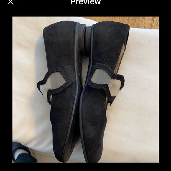 BEAUTIFEEL BLACK SUEDE FLATS.  NEW - Picture 5 of 8